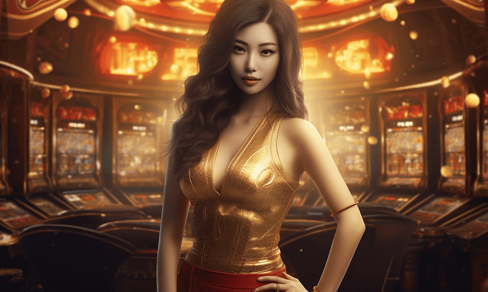 Dealer live casino sedang mengelola permainan secara langsung